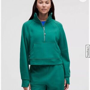 Scuba Oversized Funnel-Neck Half Zip